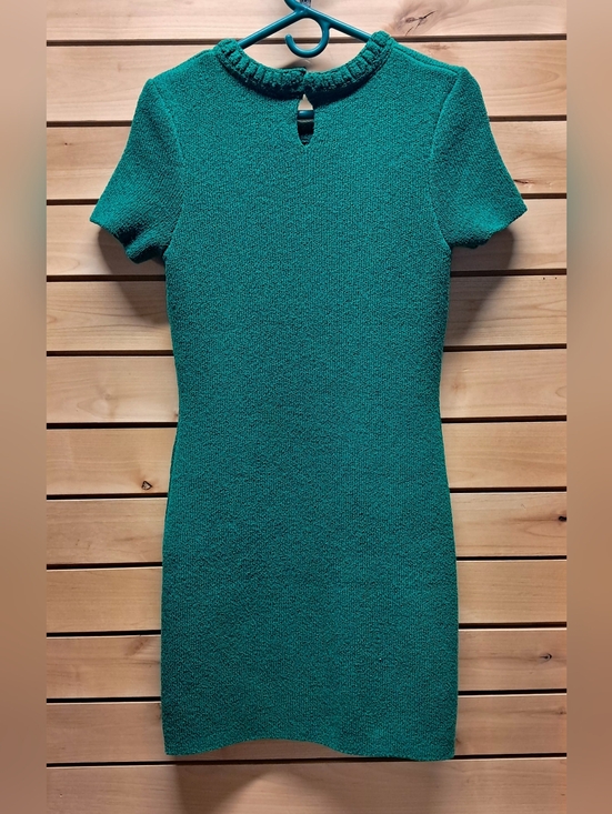 Endless Rose Teal Short-Sleeve Knit Mini Dress Endless Rose Teal Short-Sleeve Knit Mini Dress
